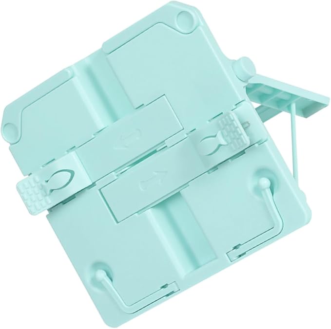 Gatuida Student Reading Holder Blue Desktop Book Stand Clamp for Portable Multifunctional Reading Rack for Books Textbooks Tablets Videos Safe Smooth Edges Design