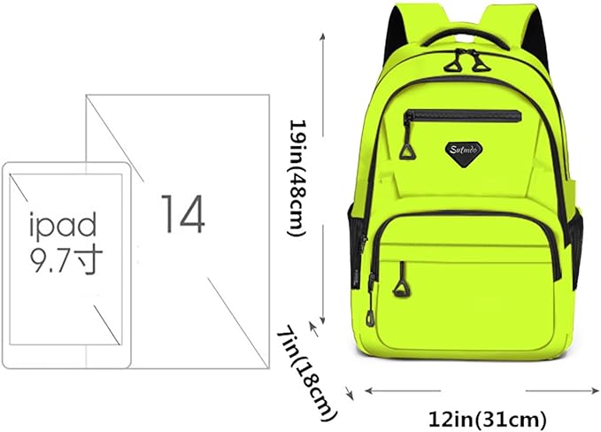 Casual Lightweight Backpacks for Boys & Girls, School Bookbags, 15 "Laptop Backpack, Travel Bag (212you)