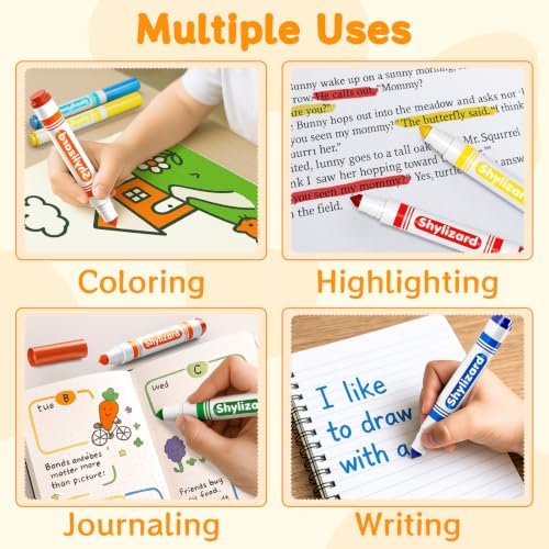 480 Washable Markers Bulk, Broad Line Conical Tip Coloring Marker for Kids