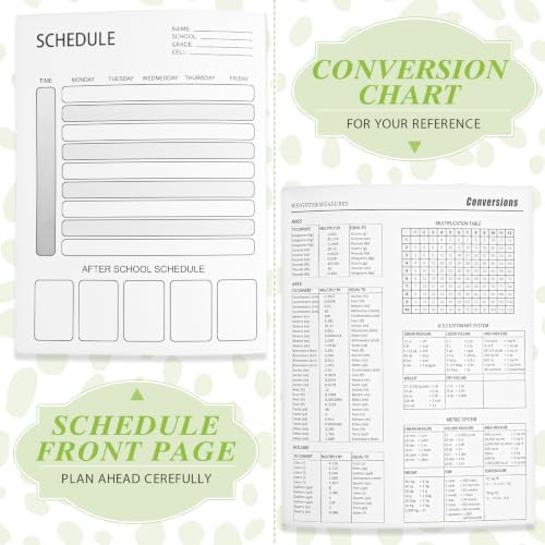 Colarr 8 Pack Composition Notebook Wide Ruled Marble, Innovative Color