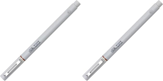 Winsor & Newton Fineliner Fine Point Pen, 0.1mm Tip, Sepia (Pack of 2)