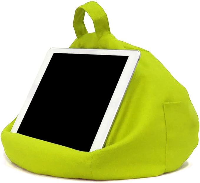 Bean Bag Cell Phone Holder, Beanbag Tablet Pillow Stand Portable, Book Pillow For Reading In Bed, Bed Tablet Holder Bookholders For Desk Textbook Recipe Music Scores Magazines, Reading Lover Gift