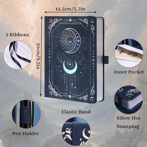 TIEFOSSI Dot Journal Notebook for Women Men, 160GSM Notebook