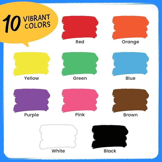 Chalkola 10 Liquid Chalk Markers for Blackboard - (10 pack, 6mm Reversible Tip) | Chalkboard Markers Erasable for Window, Glass, Car, Mirror, Wall Calendar - Non Toxic, Washable, Wet Erase Chalk Pens