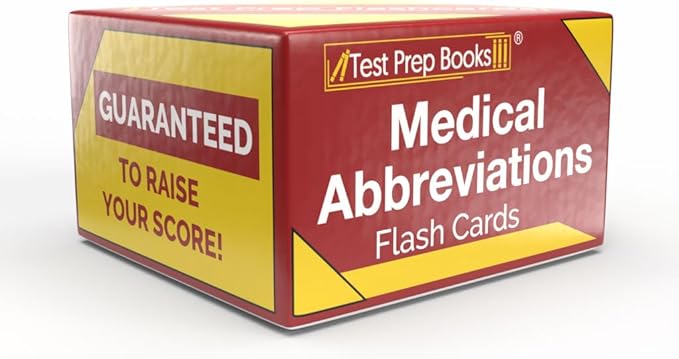 Medical Abbreviation Study Cards: Medical Abbreviations and Acronyms for Students [Full Color Cards]