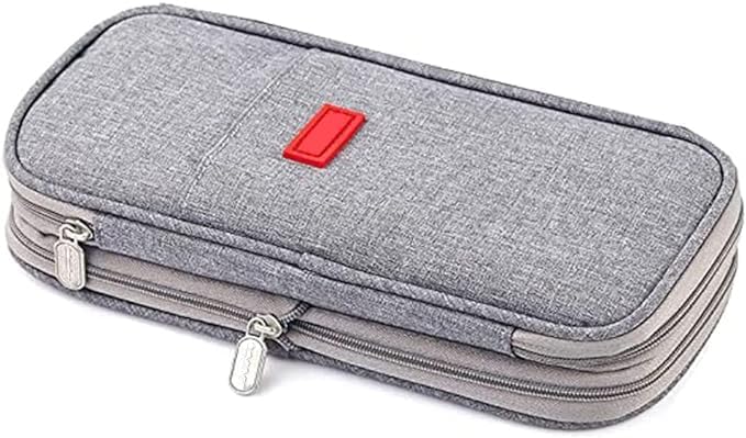 Arnuixty Large Storage Pencil Case Pen Bag with Zipper Big Capacity Pouch Organizer for Office Travel Holder Box