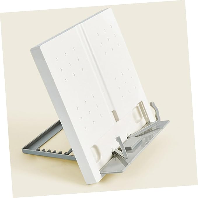 jojofuny Reading Rack Book Stand Adjustable Tilt Portable Music Score Holder Book Support Household Reading Stand