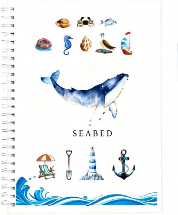 24 Colors Watercolor Book with Paint，Beginner Watercolor Workbook Kit, Watercolors Workbook (Underwater- No Paint)