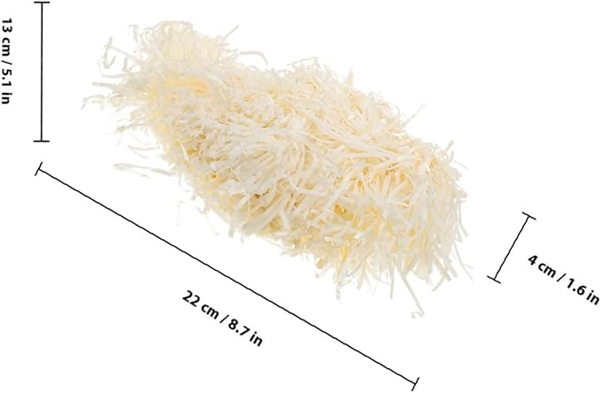 BCOATH Natural Paper Shred Filler for Boxes and Basket Filling Lightweight Recyclable Box Stuffing for Party Favor Packaging Easter Wedding and Festival Decoration