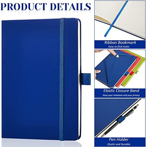 Laumoi 14 Pack Hardcover Lined Journal Notebooks Bulk, Bright Color, A5
