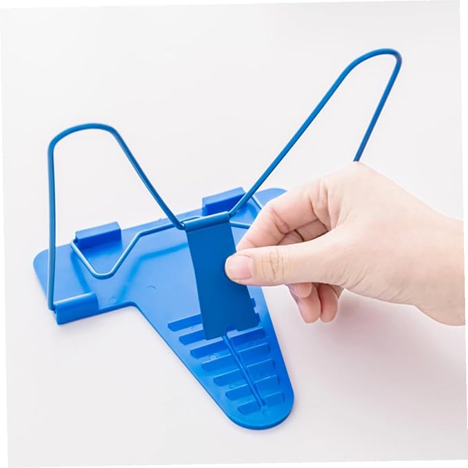 DOITOOL 2pcs Book Stand for Reading Multi-Purpose Reading Bracket Adjustable Book Shelf Lightweight Rack Home Study Support