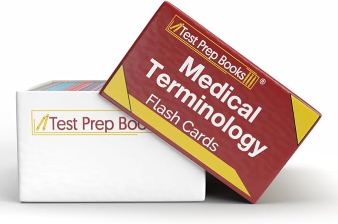 Medical Terminology Study Cards 2026-2027: Med Term Review for Health Professionals [Full Color Cards]