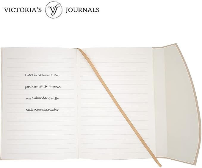 VICTORIA'S JOURNALS Magnet Journal, Carving Vintage Notebook Faux Leather Hard Cover Personal Diary Lined Pages Ribbon Bookmark, 8'' x 5.7''