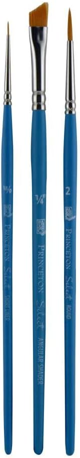 Princeton Select Artiste Brush Set No. 2, Synthetic, 3 Piece, 1 Count