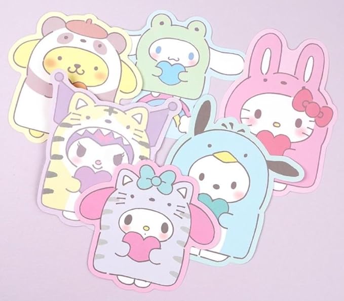 Generic Cute Stationery Writing Paper and Envelopes Set, 8 Letter Papers, 4 Envelopes, and 4 Stickers Included (Melody)