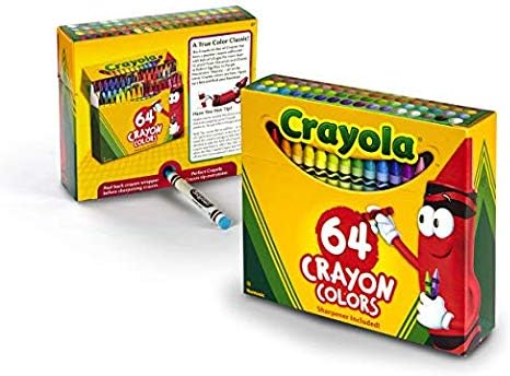 Crayola 6 Pack 64 Ct Crayons (52-0064), Assorted