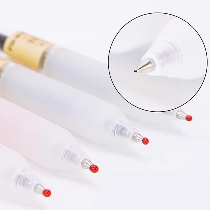 12 Pcs, Gel Pens 0.5mm, Retractable Pens, Black Pens 0.5 Fine Point, Style of Japanese Gel Pen, Retractable Gel Pens for Asian Korean Japan Office School Supplies (Pack of 3)