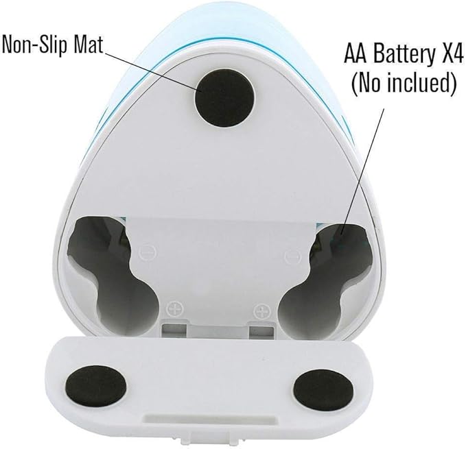 Electric Pencil Sharpener BE-TOOL 2 Holes Automatic Desk Pencil Cutter Battery Operated for Kids School Classroom Office Home and Stationery Gifts Blue