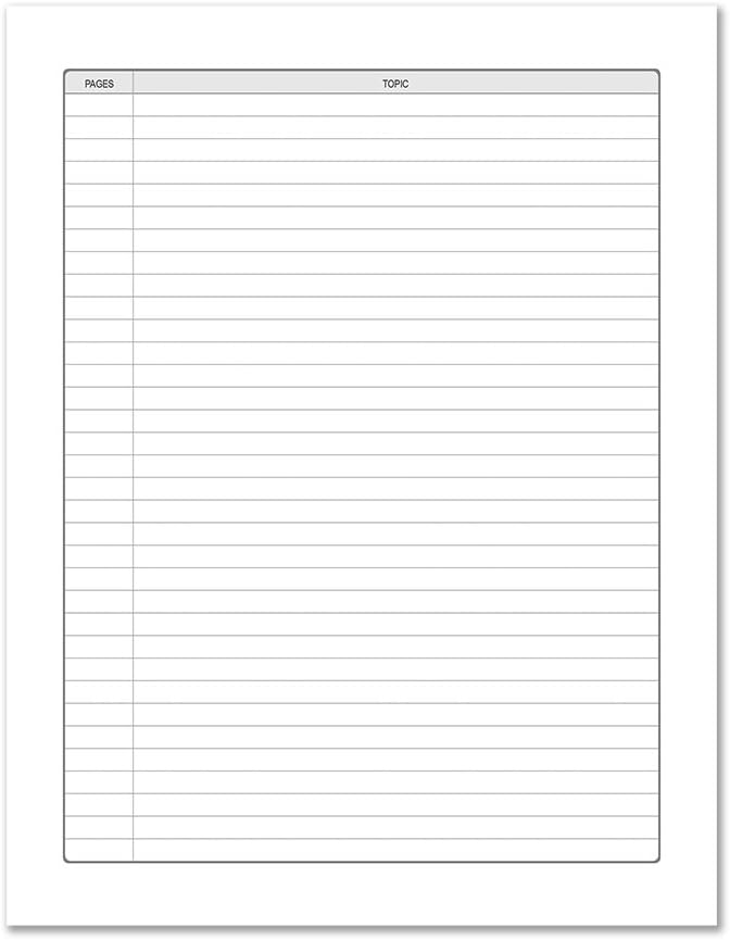 BookFactory Universal Note Taking System (Cornell Notes) / NoteTaking Notebook - 120 Pages, 8'' x 10'' - Soft Touch Wood Finish Cover Case Bound (Made in USA)