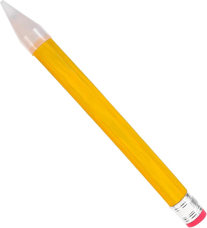 Angoily Large Jumbo Pencil for School Office Sturdy Design Fun Classroom Supplies for Writing Drawing Eye Catching Novelty Item