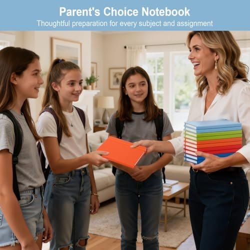 ViVin 24 Pack A5 Hardcover Lined Notebook,192 pg College Ruled 5.5x8.3