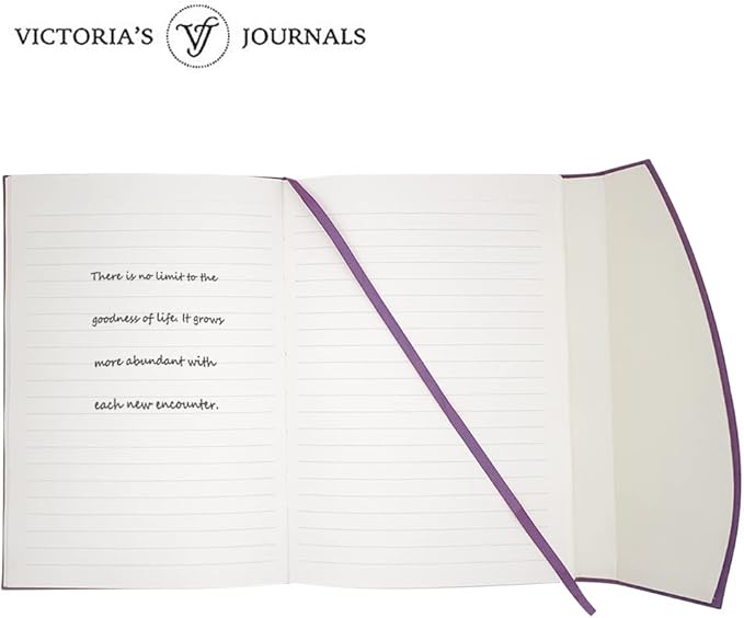 VICTORIA'S JOURNALS Magnet Journal, Carving Vintage Notebook Faux Leather Hard Cover Personal Diary Lined Pages Ribbon Bookmark, 8'' x 5.7''
