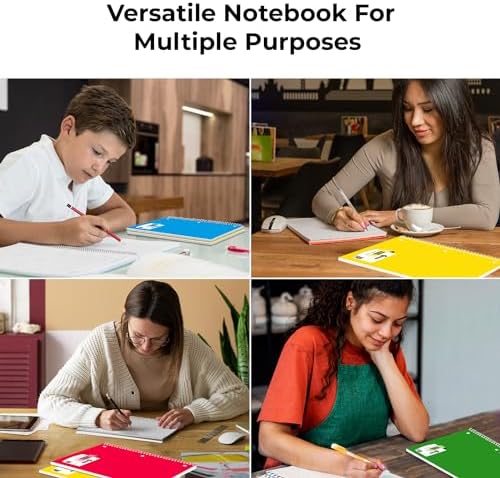 Rosmonde 1000 Packs 1 Subject Notebooks, Quad Ruled Bulk, 70 Sheets