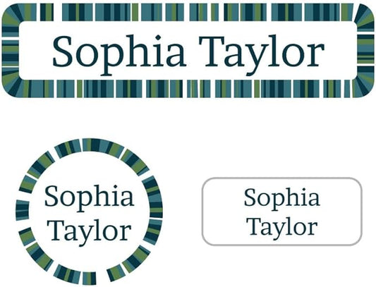 Name Bubbles - Kids Custom Name Labels for Daycare, School, Camp (144 Labels) - Personalized Waterproof Name Stickers for Clothes Tags, Lunch Boxes, Water Bottles, & School Supplies (Confetti)