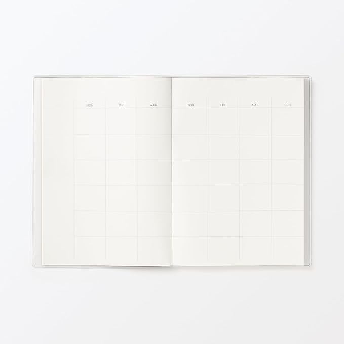 Mujin Ryohin Dateless Schedule Notebook Monthly/Daily A5・Monthly 12 Months・Daily 366 Days 84925320