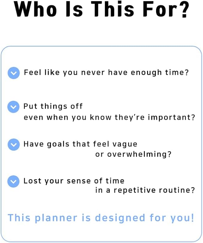 MOTEMOTE 10-Minute Planner 100 DAYS – Undated Daily Planner with Time Blocking, Goal Setting & Reflection – Boost Productivity & Build Better Habits in Just 10 Minutes a Day, Study Plan, Color Chip Edition ( Lucky Square )