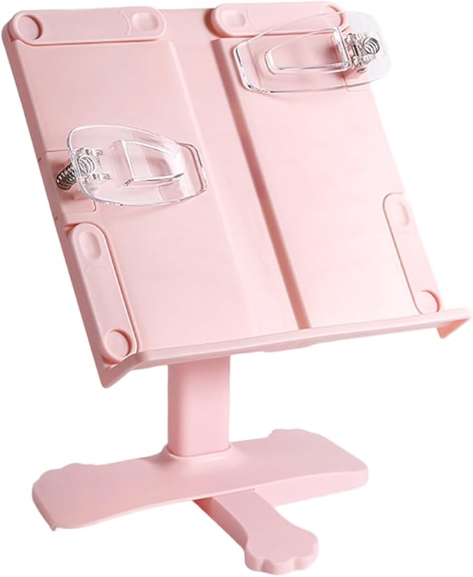 Adjustable Books Stand with Foldable Design Reading Holders for Home School Use Multi Angled Reading Stand