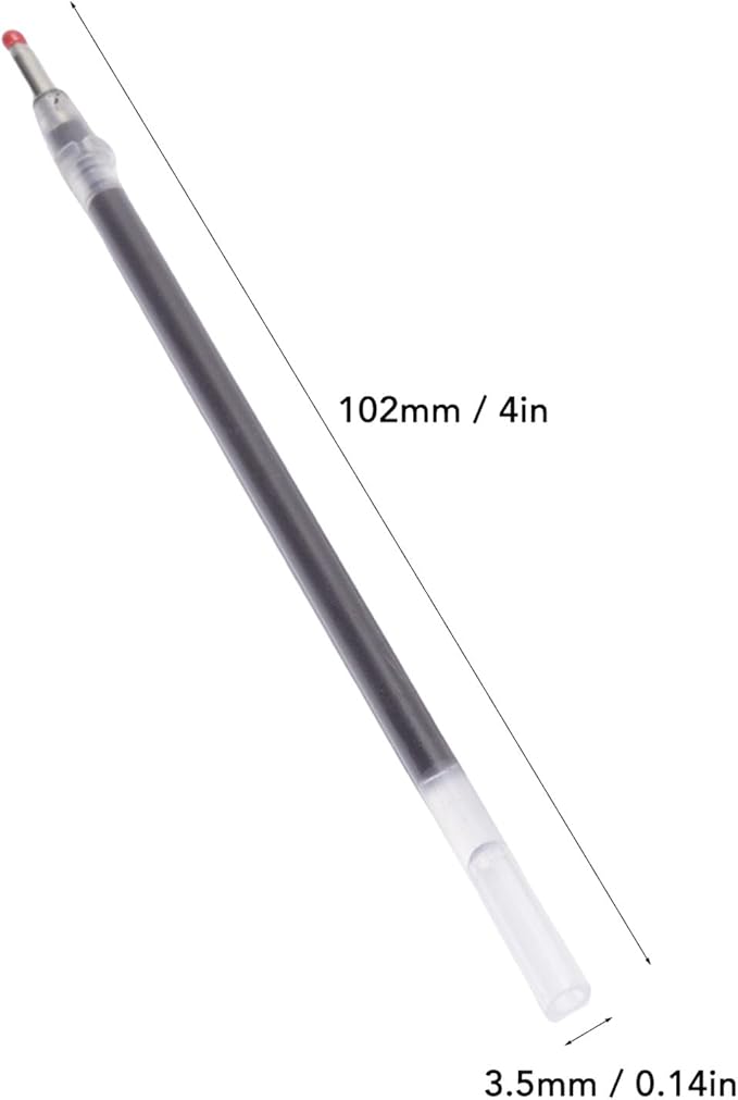 Zopsc Erasable 5PCS Pen Refills for Smart Notebook, Wet Heat Erase Replacement Pen Refills for Paper Screen Sync Notebook, Portable and Practical for Students, Business Professionals Plastic Black
