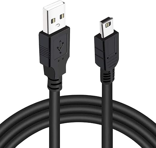 TI-84 Plus CE Charger: 5FT TI 84 Nspire Charging Cable for Texas Instruments TI-84 Plus C Silver Edition, TI-Nspire CX CAS II, TI-89 Titanium, TI-85 - USB Mini B Data Cord for Graphing Calculators