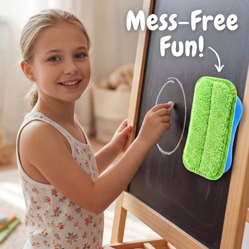 Chalkboard Eraser 3 Pack Dustless Chalk Eraser for Blackboard