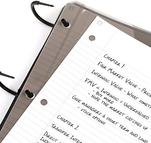 Five Star Flex Refillable Notebook + Study App, College Ruled Paper and 1-1/2 Inch TechLock Ring Binder with Pockets, Tabs and Dividers, 300 Sheet Capacity, Pacific Blue (29324AD2)