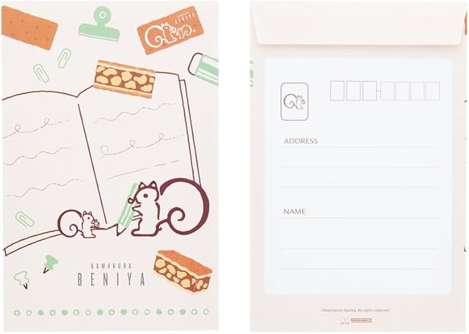 Sunstar Stationery Kurumikko Letter Set, B Pattern S8907749