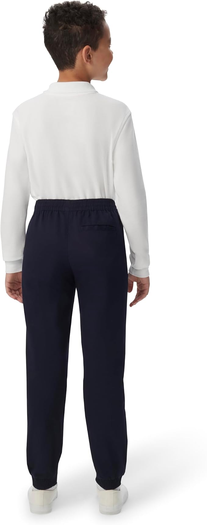 French Toast Boys' Pull-on Twill Jogger-Style Pants