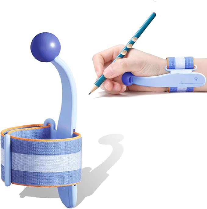 Pencil Grip for Kids Handwriting - Adjustable Handwriting Tools for Kids Pen Holding Trainer Writing Posture Training Gripper Aid Tool (Medium-Palm Ball)