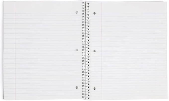 Mintra Office Durable Spiral Notebooks, 1 Subject, (Spring Pink, Sun Yellow, Arctic Ice, College Ruled 3pk)
