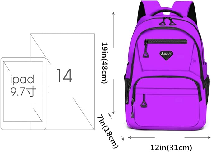 Casual Lightweight Backpacks for Boys & Girls, School Bookbags, 15 "Laptop Backpack, Travel Bag (212ud)