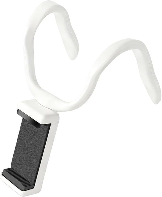 Folding Phone Stand, Treadmill Mobile Holder, Adjustable Silicone Aluminum Bracket with Secure Clamp, Cellphone Tablet Accessory, Gym Fitness Tool with Durable Build, Workout Mount for Stroller Steeri