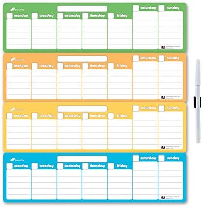 Tropical Dream: Dry Erase Magnetic Calendar, by Dream-n-Play, Dim:13.5"x14" (O140T10)