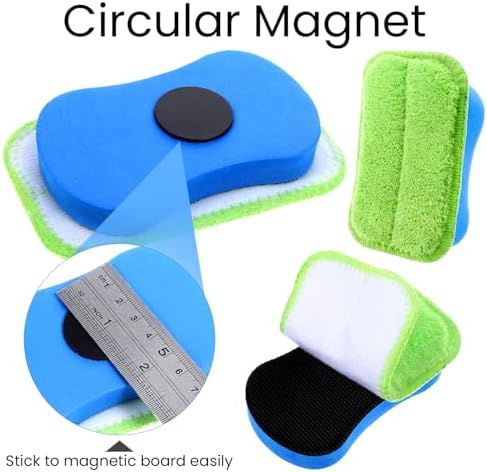 Chalkboard Eraser 3 Pack Dustless Chalk Eraser for Blackboard