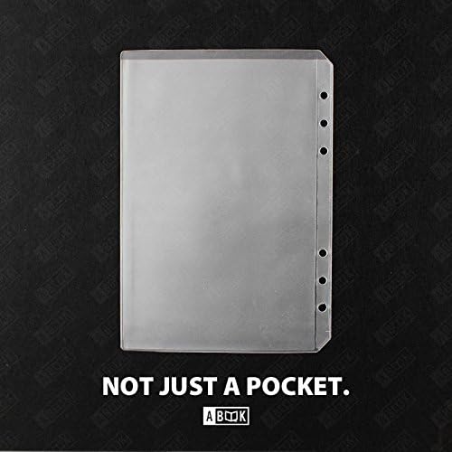 Zelten Refills/Loose Leaves for A5 Cover Ring Binder/Personal Organizer/Planner(A5 6 Holes, Paper Folder 5 PCS)