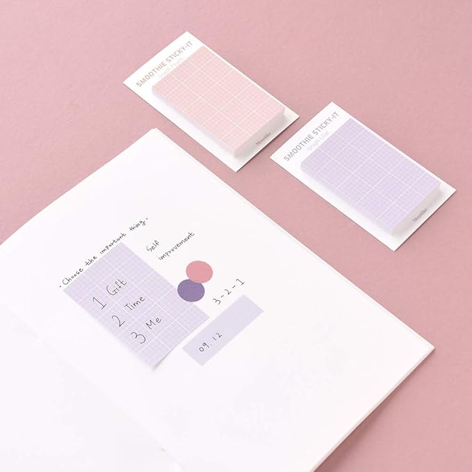 Monolike Smoothie Graph Sticky-it - 5p Set Self-Adhesive Memo Pad 50 Sheets