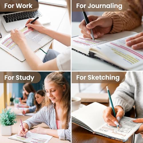Taja Pretty Journal for Women, 5.7" x 8.3" Dotted Notebook for Journaling