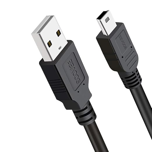 USB Charger Cord for TI-84 Plus CE Graphing Calculator,TI 89,TI-Nspire CX/CAS,TI84 Plus CE Charger Color/C Silver Edition,Charging Power Data Cable for Texas Instruments Calculator Replacement (3ft)