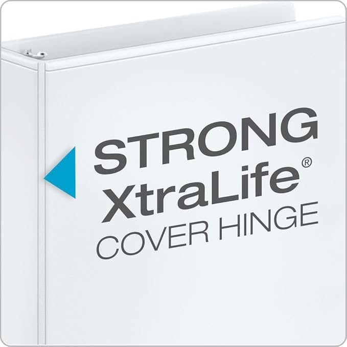 Cardinal Cardinal Nonstick Round -Ring Vue Binders (CRD67124) , 5/8-Inch