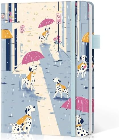 Taja Pretty Journal for Women, 5.7" x 8.3" Lined Notebook for Journaling