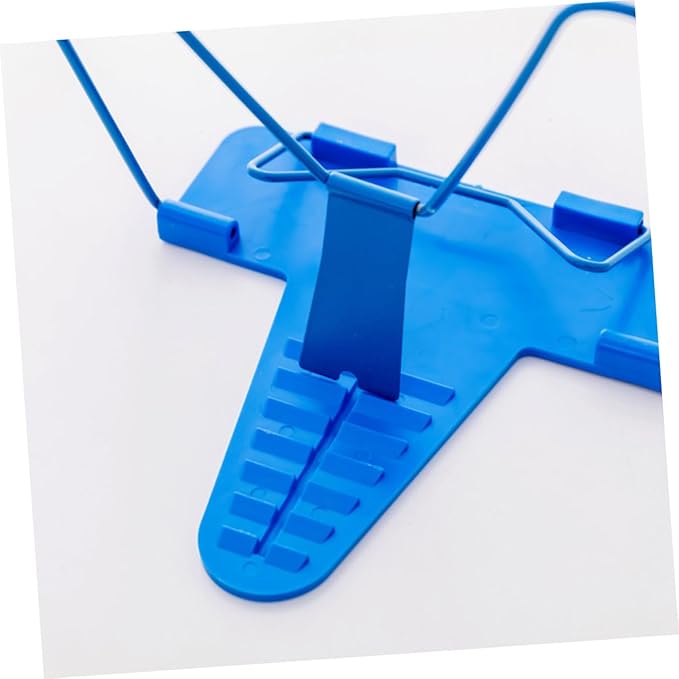 2PCS Adjustable Multi-Purpose Reading Book Stand Blue Portable Lightweight Book Bracket with - Angle for Home Study Office Dorm Library Use Smooth Rounded Surface Prevents Reading